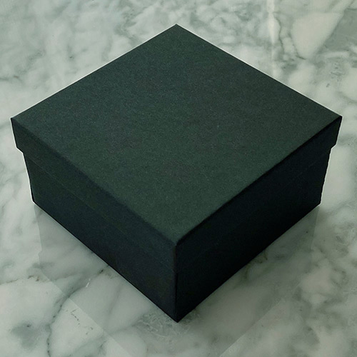 Buy Black, Tall Square Box at House of Greco