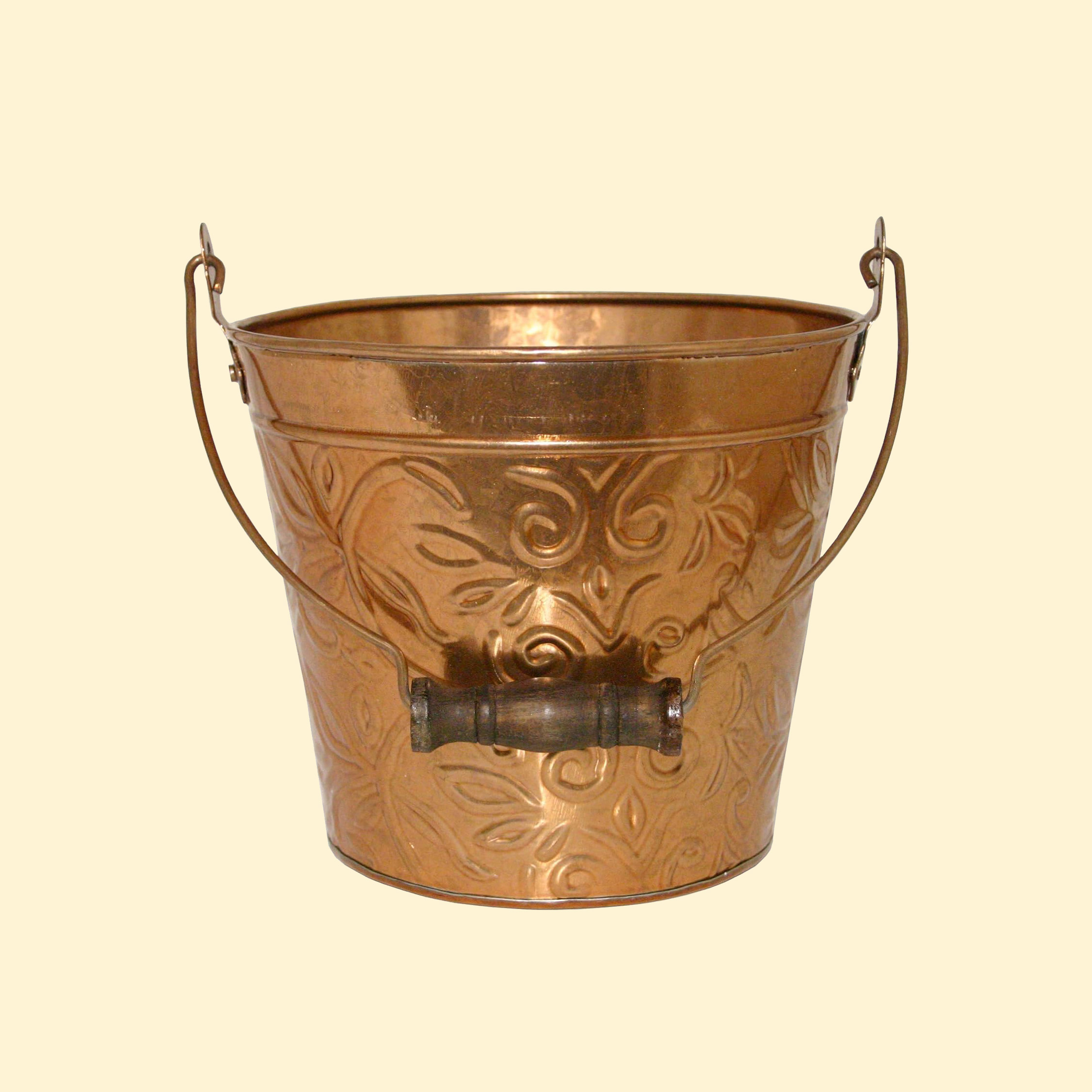 Buy a 12’’ Round Copper Planter from Joe’s General Goods at House of Greco